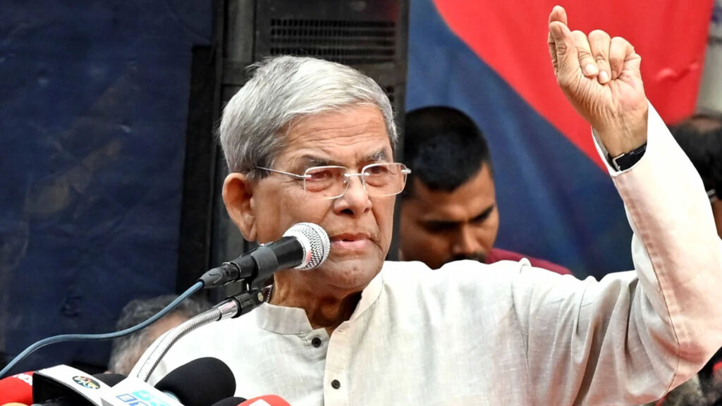 মির্জা ফখরুলের বক্তব্য
